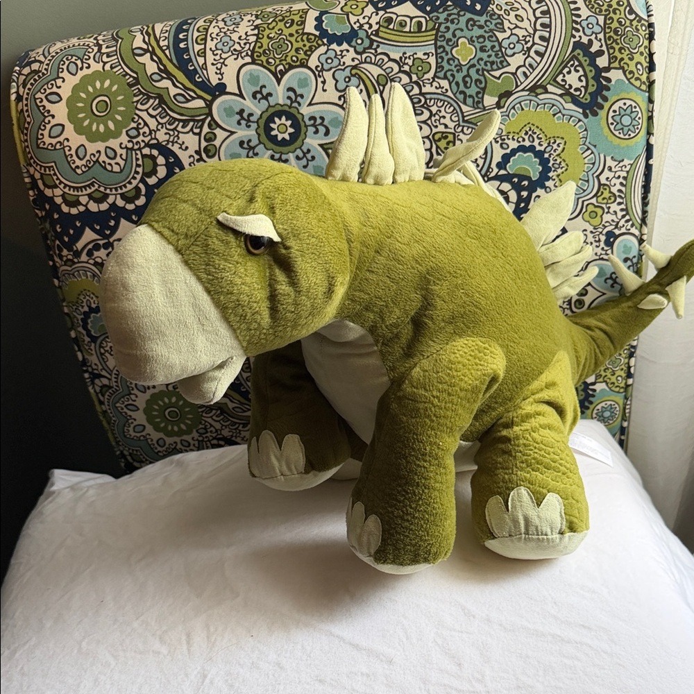 Olive Green Dinosaur Plush Toy